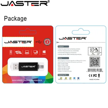 JASTER nový Chytrý telefon USB Flash disk 16GB OTG Flash Disk 32 GB Micro USB Flash Disk 4 GB 8 GB Disk U doručení zdarma