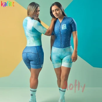 Kafitt Cyklistika Malý Triatlon Oblek, Dámské Cyklistické Oblečení 2021 Ženy Letní Krátké Kombinéza Set Cyklistické Oblečení Plavat Uniformu