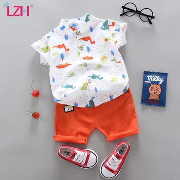 Kojenecké Oblečení 2020 Letní Batole Dítě Chlapci Oblečení Módní Tričko+Kalhoty 2ks Oblečení Oblek Ležérní Chlapci Oblečení Novorozence Oblečení
