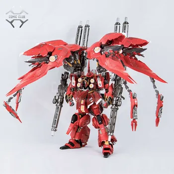 KOMIKS KLUB AnaheimFactoryModels MB metalbuild MB 1/100 SLITINY KSATRIYA červená verze Anime Gundam unicorn Akční Obrázek robota hračka