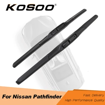 KOSOO Pro NISSAN Pathfinder R51/R52 Fit J Hook Arm, Model a Rok, Od roku 2005 Do Roku 2018, Auto Přírodní Guma Čelního skla, Stěračů