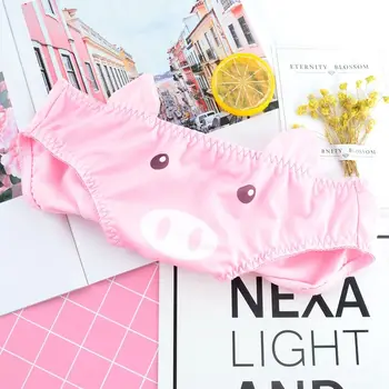 Kočka Kalhotky Japonských Lolita Kalhotky Kreslené Prase Růžová Tanga, spodní Prádlo, Roztomilé Sexy Kalhotky pro Mladé Ženy, Teen Girl Roztomilé spodní Prádlo