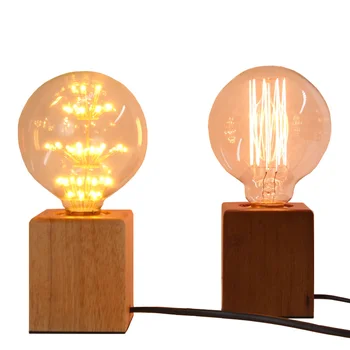 Kreativní jednoduchý moderní noční světlo teplé Nordic osobnosti dřevěné stolní lampa ložnice noční lampičky WF5061539