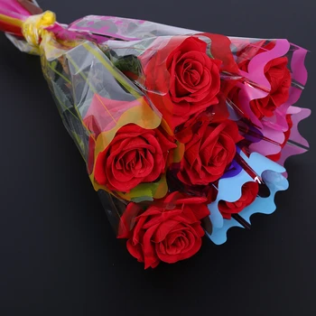 Krásné Opp Plastové Tašky Vodotěsné Obaly Dar Květinářství Balicí Papír Květina Kytice Dodávky