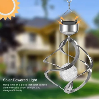 LED Solární Světlo, Venkovní, Vodotěsné Solární Barevné Zvonkohry Styl Lehké Zahradní Domek Silniční Dekorativní Solární Světlo