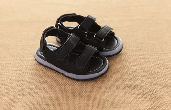 Letní dětské boty nové kožené děti chlapec LED světlo světelný dítě sneaker boot dítě, holka, trenér, sport batole tenis sandály