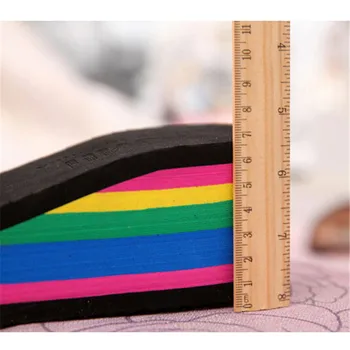 Letní Sandály Ženy Klíny Platforma vana Pantofle Plážové Žabky Rainbow Tlustý Podpatek Dámské Barevné Boty Zapatos Mujer