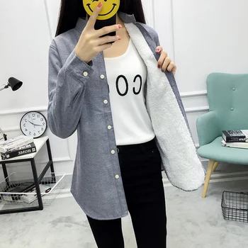 Levné velkoobchodní 2018 nové Podzimní Zimní Hot prodej módní dámské ležérní dámské pracovní Košile C170-18719