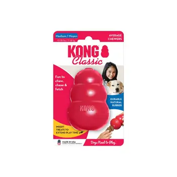 M-Velikost KONG Classic Psa Žvýkat Hračky Kolekce Až 15-35lbs(7-16kg)