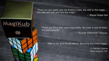 MAGIKUB Federico Poeymiro (Trik A on-Line Pokyny) - Trik, Mentalismu Magie Pouliční Zábavu Iluze Cube Rekvizity