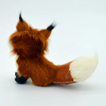 Malá Domů Dárky, Dekorace Mini Podřepu Narozeniny Simulace Fox Model Plyšové Hračky Plyšové Zvíře Měkké Holky Krásné Svatební