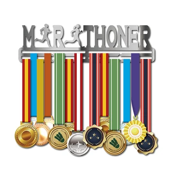 Marathon medaile závěs Sport medaili držák Oceli medaili display rack