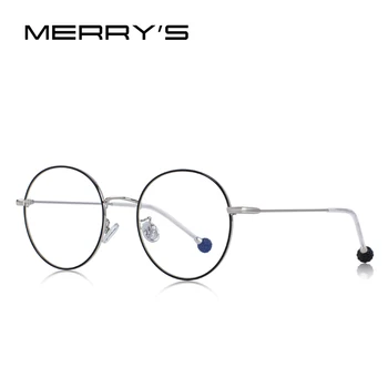 MERRYS DESIGN Ženy Módní Kulaté Brýle Retro Modré Světlo Blokování Optické Rámy, Brýle S2090
