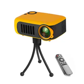 Mini 1080P LCD Domácí projektor Divadlo Video Projektor, přenosné projektory Pro telefon, smartphone, TV Box/XBOX/TF Kartu/U Disk notebooku