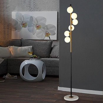 Moderní LED obývací pokoj stojící svítidla Nordic světla, noční osvětlení domů deco svítidla ložnice stojací lampy