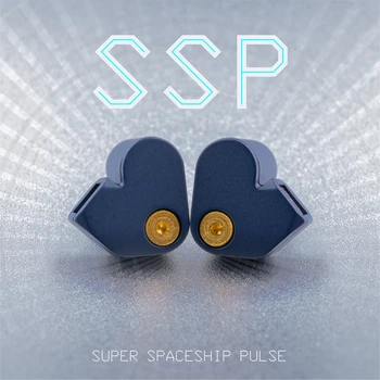 Moondrop SSP Sluchátka Berylium, Oplechování Kopule Dynamické In-Ear Sluchátka Super Loď PLUS 2póly 0.78 mm Odnímatelný Kabel