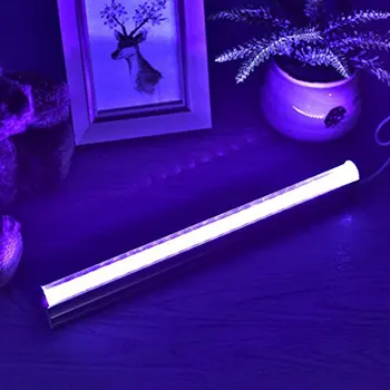 Multifunkční Akvarijní Světlo LED UV Black Light Svítidla 6W Přenosné Blacklight Lampa Fish Tank Svítidla Doplňky 30 cm 12