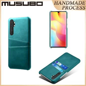 Musubo Pouzdro z Pravé Kůže Pro XIAOMI MI Note 10 Lite Hrát Luxusní Zadní Kryt Pro MI Mix 3 2 MI 9 SE 8X 6X 5X Fundas Card Slot