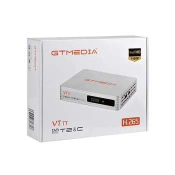NEJNOVĚJŠÍ GTMEDIA V7 TT TV Přijímač, DVB-T2, DVB-S Digitální Wifi tv box Přijímač zdarma loď ze španělska Bez Aplikace