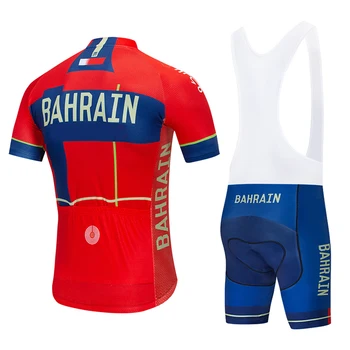 Nové 2021 TÝM BAHRAJNU Cyklo team jersey 20D cyklistické kalhoty oblek pánské létě rychlé suché pro jízda na KOLE košile Maillot Culotte nosit