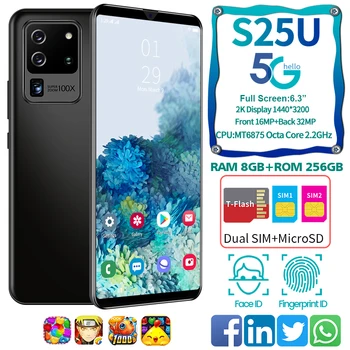 Nové S25U Smartphone Android 9.0 6.3