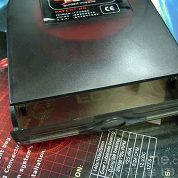 Nový FOX-3 Podvozek Chladič Disketová jednotka Pevný Disk Turbíny, Ventilátory Chlazení 3,5 palcovou Disketovou Jednotku Pozice All-Round Chlazení