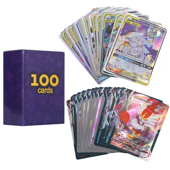 Nový přírůstek anglická Verze 300ks Pokemones Karty Vmax Card TAG TEAM Zářící Karty Hry Bitva Obchodování Děti, Dar, Hračka
