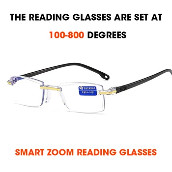 Nový Smart Anti Modrá Vrtaných 100-800 ° Rodiče Čtení, Sluneční Brýle, Ženy, Sluneční Brýle Muži Oculos Feminino Lentes Gafas De Sol