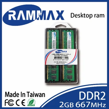 Nový zapečetěné LO-DIMM 667Mhz Desktop Paměť Ram 2GB DDR2 PC2-5300 240-pin/CL5/1.8 v, kompatibilní se všemi Počítači PC základní desky