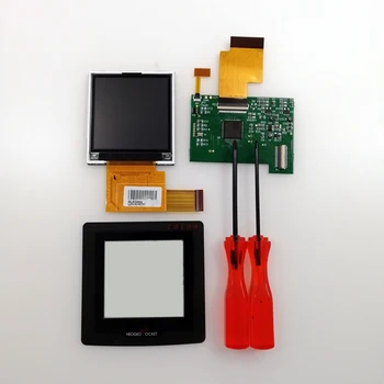 Náhrada za NGPC Podsvícení LCD Displej s Vysokým Světlo Modifikačních Souprav pro SNK NGPC Konzole, LCD displej, světlo gamepad příslušenství