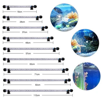 Osvětlení akvária Fish Tank Ponorné Světlo Svítilny, Vodotěsné Podvodní Rostliny, LED Světla Akvárium, Osvětlení 18-112cm EU Plug