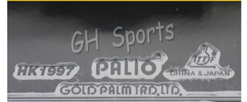 Palio oficiální 40+ HK1997 zlata stolní tenis gumové pupínky v oranžové houba pro 40+ racquet hra ping pong hra smyčka rychlý útok