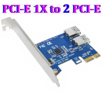 PCI-E 1 3 / 4 / 2 PCI express 1X sloty Riser Card Mini ITX externí 3 PCI-E slot PCIe adaptér Port Multiplikátor Karta VER005