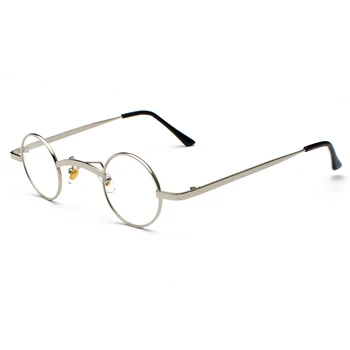 Peekaboo malé kulaté brýle rámy muži vintage 2018 stříbro zlato pánské dámské nerd brýle čiré čočky brýle unisex