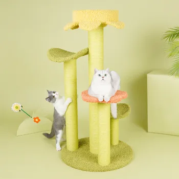 Pet kočka prolézačky stelivo pro kočky kočičí strom jeden kočičí hrad kočka lezení sloupec kočka skákání platformy Tongtianzhu kočka rám