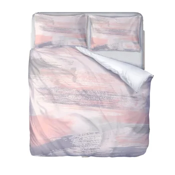 Peřinu Set Twin Ložní Prádlo King Size Pink Dívky Postele Šidítko Královna Luxusní Designové Digitální Tisk Domů Roztomilé Módní