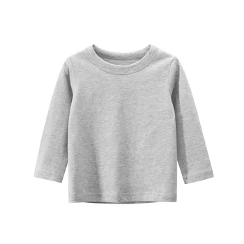 Podzim Zimní spodní Prádlo Děti T-Shirt pro 1-8year Děti, Dívky, Chlapci jednobarevné Bavlněné Topy Oblečení