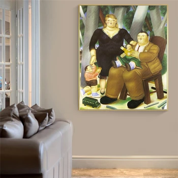 Prezidentské Rodiny Fernando Botero Plátno, Obrazy Na Zeď Umění Plakáty A Tisky Severské Umění Vtipné Obrázky Cuadros
