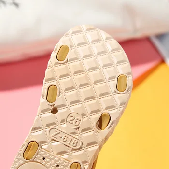 Princezna han vydání dívky sandály, dětské rekreační letní nové ploché boty děti joker ženské dětské boty