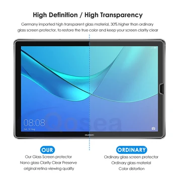 Pro Huawei MediaPad M6 10.8 inch - 9H Tablet Screen Protector Ochranné Fólie Anti Otisků prstů Temperované Sklo