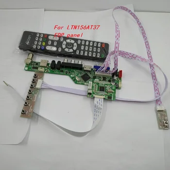 Pro LTN156AT37 1366X768 Panelu Obrazovky AV Controller board kit HDMI EDP TV LCD Audio, USB, VGA LED 2019