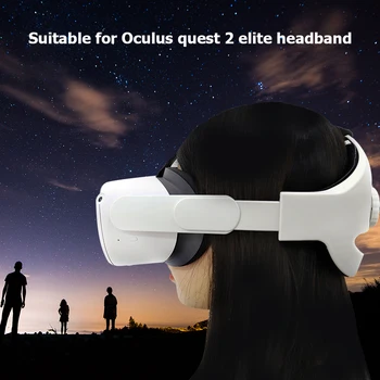 Pro Oculus Quest 2 VR Sluchátka Flexibilní, Nastavitelný Halo Popruh Čelenka pro Oculus Quest 2 Head Popruh s Pěnovou Polštářek Horké