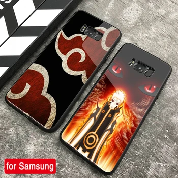 Pro Samsung S10 Případě Naruto pevná Zadní Tvrzeného Skla Případě, že Telefon Bag pro Samsung Galaxy Note 8 9 10 S8 S9 Plus S10 plus S10 Lite