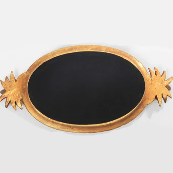 Pryskyřice Šperky Talíř Ananas Design Retro Dekorace Ovoce Šperky Kosmetika Skladování Dokončovací Zásobník Zrcadlo Domova Zásobníky
