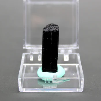 Přírodní Mosambiku, černý turmalín minerální krystal vzorky kameny a krystaly křemene Léčení crystal box velikost 3,4 cm
