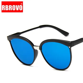 RBROVO 2021 Bonbony Luxusní Plastové sluneční Brýle, Ženy Značky Designer Cateye Sluneční Brýle Classic Retro Oculos De Sol Gafas UV400