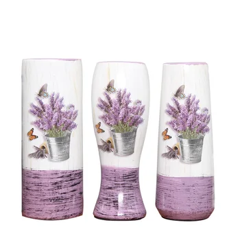 Retro Chaozhou Keramická Váza Ve Stylu Evropské Výrobce Nordic Jednoduchý Moderní Bytové Dekorace Zelené Rostliny Držák Vázy
