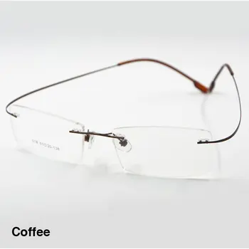 Reven Pozdě Flexibilní Titanové Slitiny Vrtaných Brýle Rám Optické Brýle Brýle pro Ženy a Muže
