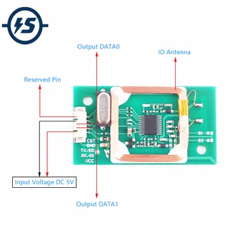 RFID Bezdrátový Modulu Čtečky 125KHz, 13,56 MHz Duální Frekvence UART ID IC Card Reader, Podpora Tvář