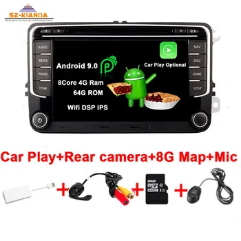 RNS 510 Auto Play pro Android 9.0 autorádia pro VW golf 5 6 Tiguan Passat B6 CC Jetta, polo, Tiguan Magotan DVD, GPS, Multimediální Přehrávač